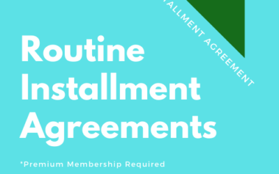 IA 101: Routine Installment Agreements