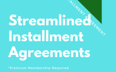 IA 104: Streamlined Installment Agreements