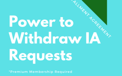 IA 109: Taxpayer’s Power to Withdraw a Pending IA Request
